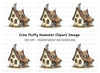 Charming Fantasy Cottage Clipart Bundle
