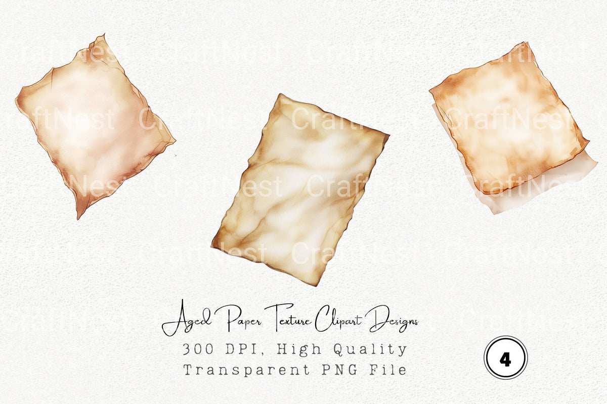 Aged Texture Designs Clipart Bundle