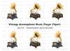 Vintage Gramophone Music Clipart Bundle