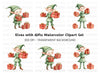Christmas Elf with Gifts Clipart Bundle