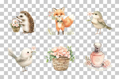 Cozy Love & Cute Animals Clipart Bundle - CraftNest - Digital Crafting and Art