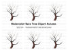 Bare Tree Branches Clipart Bundle
