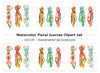 Elegant Silk Scarf Clipart Bundle