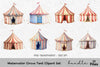 Circus Tent Clipart Bundle