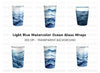 Ocean Waves Tumbler Clipart Bundle