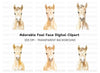 Adorable Palomino Foal Clipart Bundle