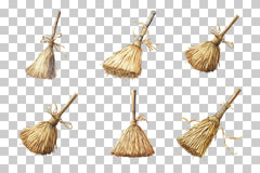 Witch Broomstick Clipart Bundle - CraftNest - Digital Crafting and Art