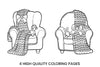 Cozy Armchair Winter Coloring Books