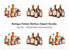 Vintage Apothecary Bottles Clipart Bundle