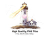 Lighthouse Heart Clipart Bundle
