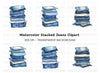 Denim Stacks Clipart Bundle