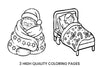 Doctor Visit Christmas Coloring Books