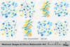 Abstract Citrus Shapes Clipart Bundle