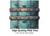 Steampunk Metal Texture Clipart Bundle