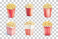 Popcorn Movie Snack Clipart Bundle - CraftNest - Digital Crafting and Art