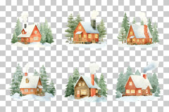 Christmas Countryside Clipart Bundle - CraftNest - Digital Crafting and Art