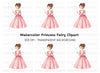 Princess with Wand Clipart Bundle