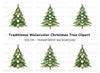 Christmas Tree Clipart Bundle