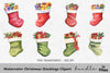 Christmas Stockings Clipart Bundle
