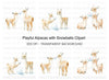 Playful Llama Clipart Bundle