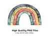 Boho Rainbow Clipart Bundle