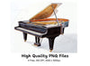 Grand Piano Clipart Bundle