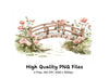 Rose Bridge Clipart Bundle