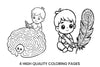 Feather Maze Adventure Coloring Books