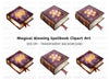 Mystical Spell Books Clipart Bundle