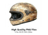 Retro Helmet Illustration Clipart Bundle