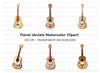 Mexican Guitar Clipart Bundle