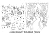 Christmas Elves and Santa Coloring Books