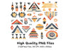 Abstract Tribal Elements Clipart Bundle