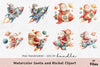 Santa and Rocket Clipart Bundle