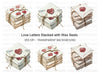 Vintage Love Letter Clipart Bundle
