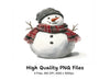 Classic Snowman Clipart Bundle