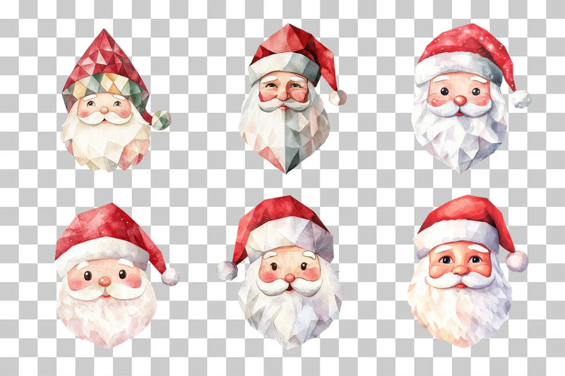Santa Christmas Design Kit Clipart Bundle - CraftNest - Digital Crafting and Art