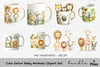 Cute Safari Baby Animals Clipart Bundle