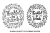 Autumn Joy Thankful Friends Coloring Books