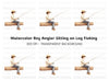 Boy Fishing Clipart Bundle