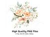 Elegant Rose Bouquets Clipart Bundle