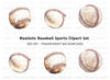 Baseball Balls Clipart Bundle