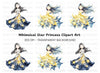 Starry Night Fairies Clipart Bundle