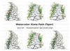 Curved Stone Path Clipart Bundle