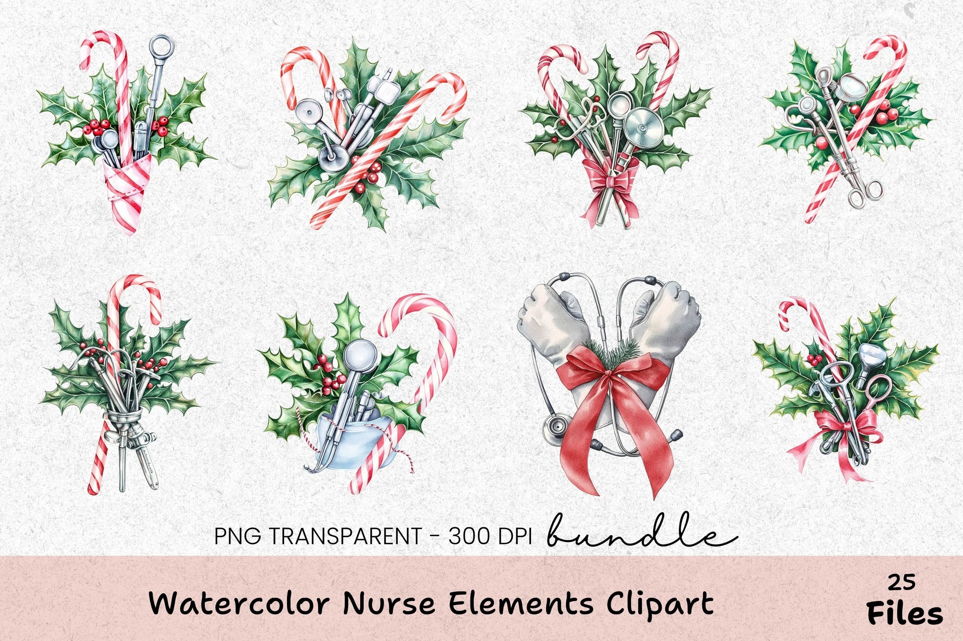 Nurse Elements Clipart Bundle - CraftNest - Digital Crafting and Art