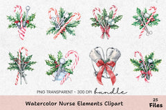Nurse Elements Clipart Bundle - CraftNest - Digital Crafting and Art