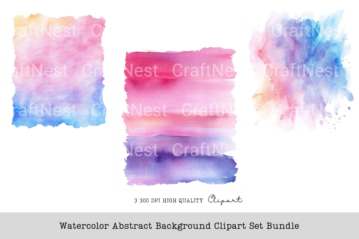 Abstract Background Clipart Bundle