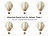 Hot Air Balloon Clipart Bundle