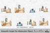 Romantic Couple Pier Clipart Bundle