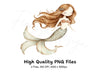 Cute Mermaid Clipart Bundle